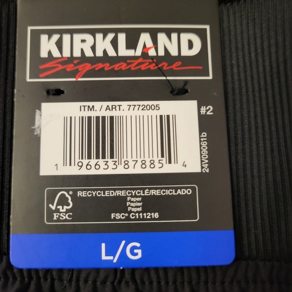 Kirkland Black Pull Up Dress Ankle Pants, Size Large ( 32) - Picture 4 of 6